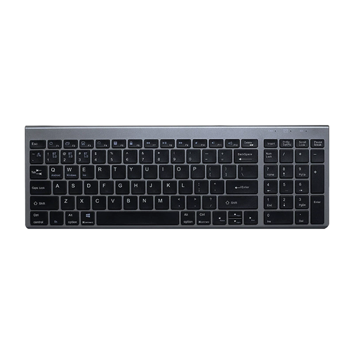 Silent Wireless Keyboard (Black)